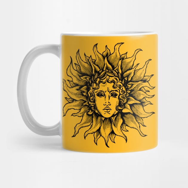 Apollo Sun God Symbol by Nartissima